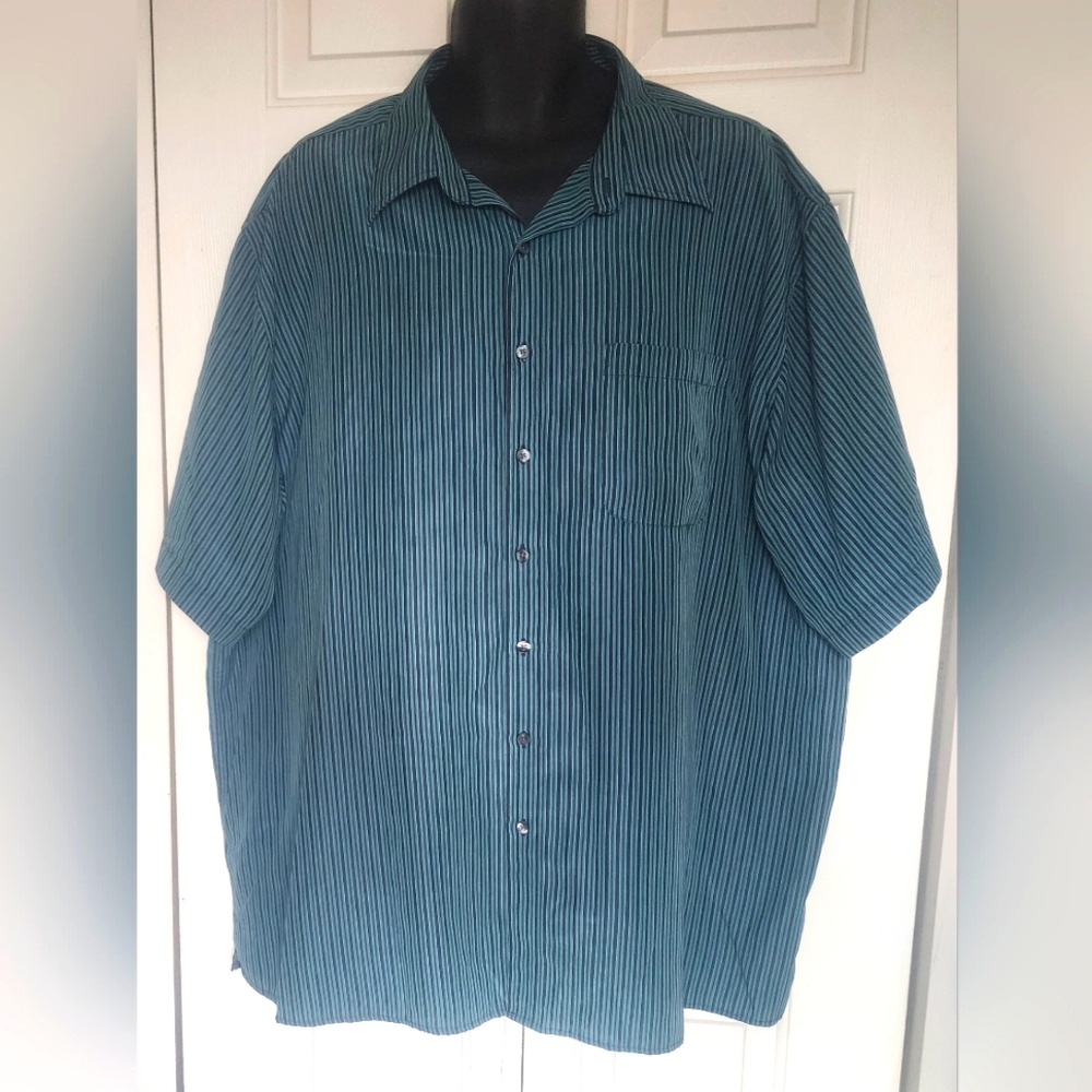 Men's Big/Tall 3X Canyon Ridge Teal Shirt